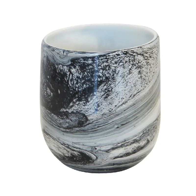 Lustre marble votive black small