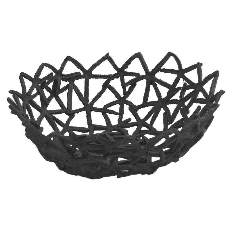 Coral starfish bowl black