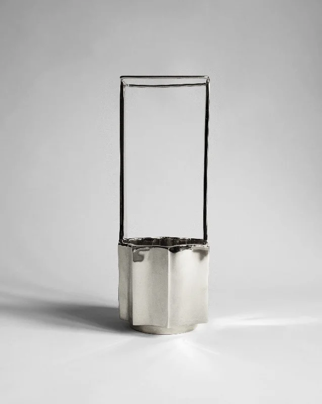 Ikebana Vase - Titanium