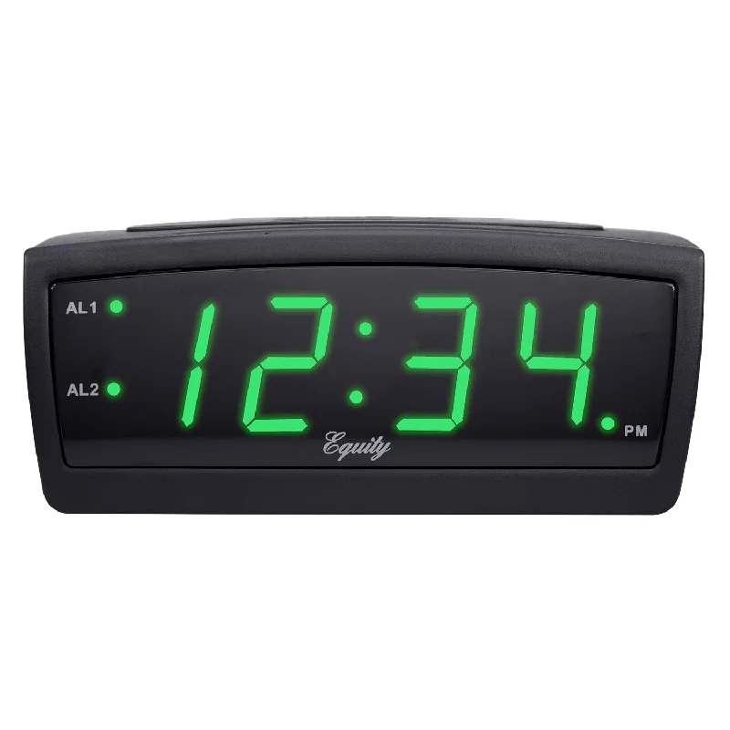 30229 0.9 inch Green LED Alarm Clock