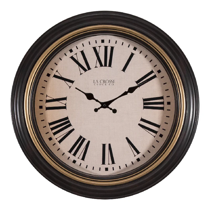 404-3045BK 18-inch Traditions Wall Clock