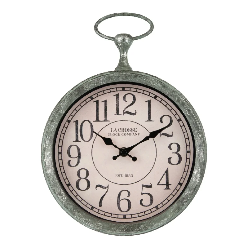 404-3828 9-inch Pocket Watch Wall Clock