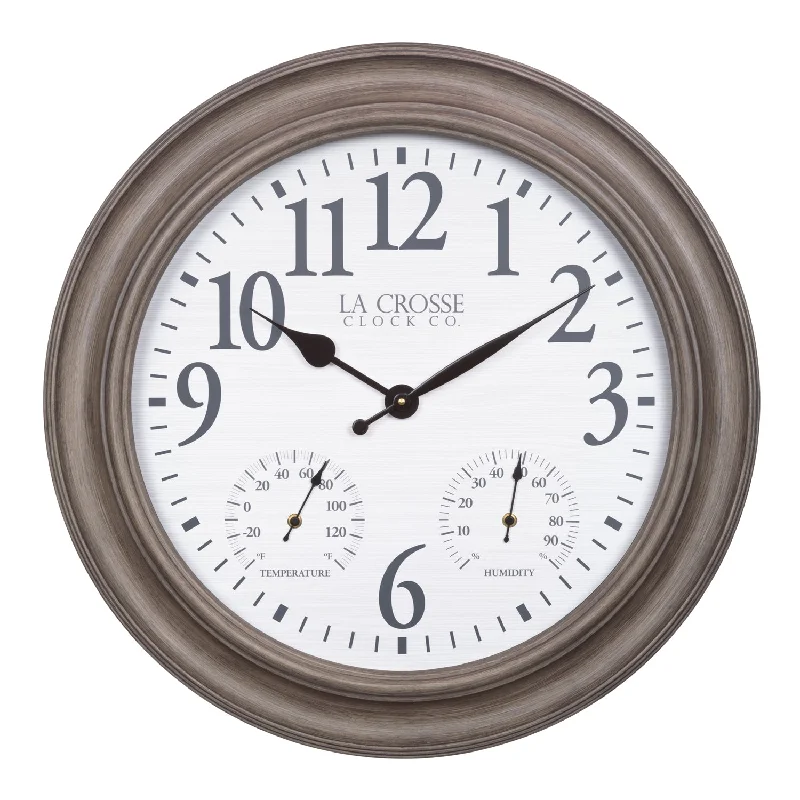 433-3267TH 26.2-inch Indoor/Outdoor Wall Clock