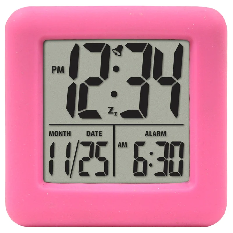 70910 Soft Cube LCD Alarm Clock