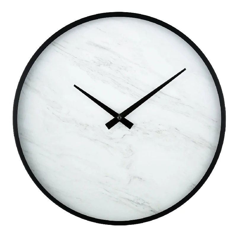 83216-BHG 14 Inch Marble Wall Clock