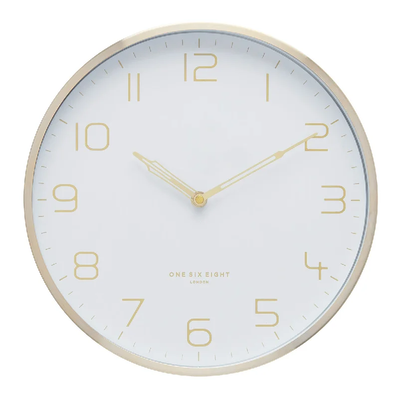 LILY White 30cm  Wall Clock