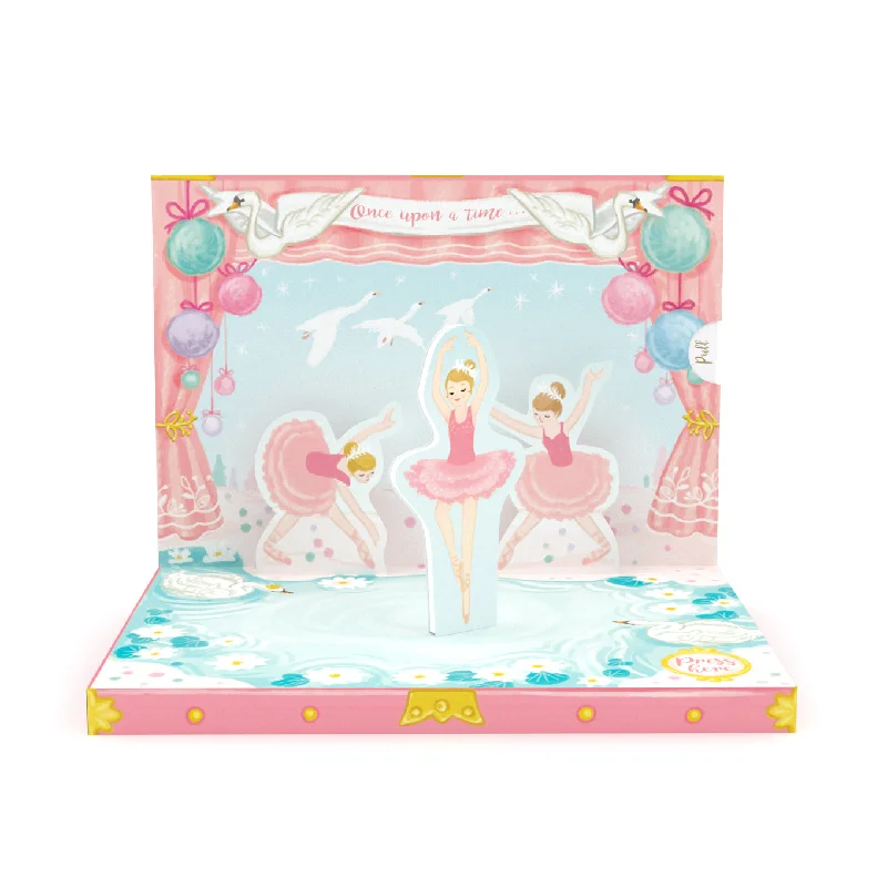 Ballerina Dream Music Box Card Novelty Dancing Musical Greeting Card