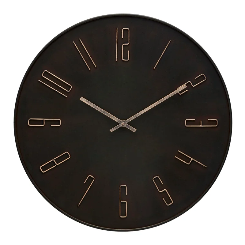 BARCELONA Charcoal 60cm Silent Wall Clock