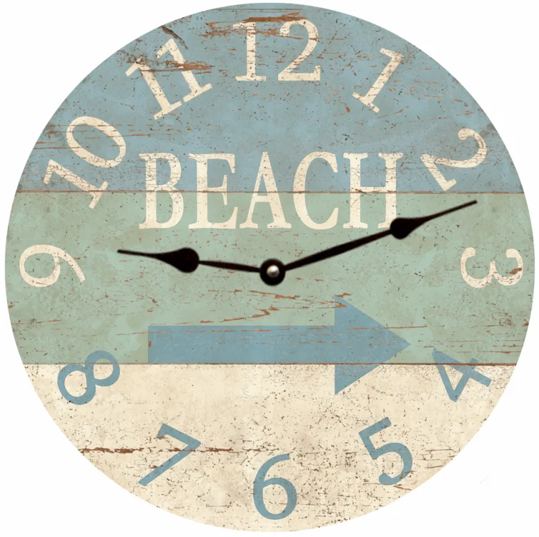 Beach Arrow Clock- Beach House Clock