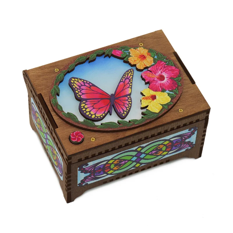 Colorful Butterfly Music Box