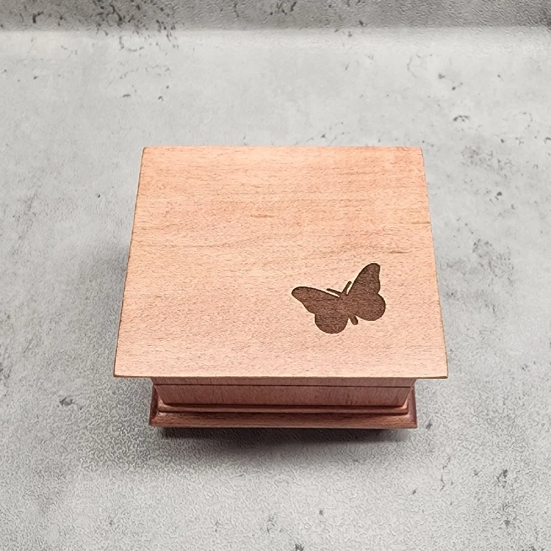 Butterfly Music box choose color and song, personalize