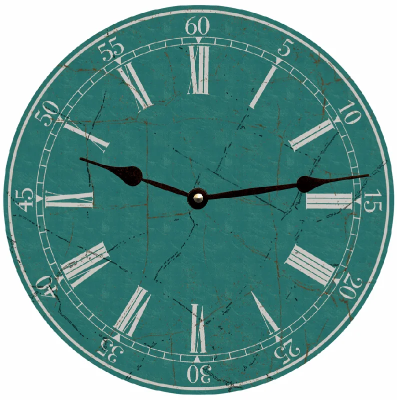 Classic Teal Clock