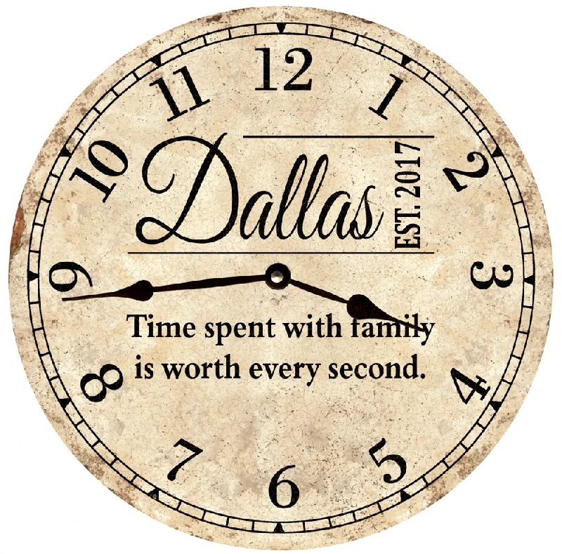 Custom Family Clock- A Perfect Gift for Any Occasion