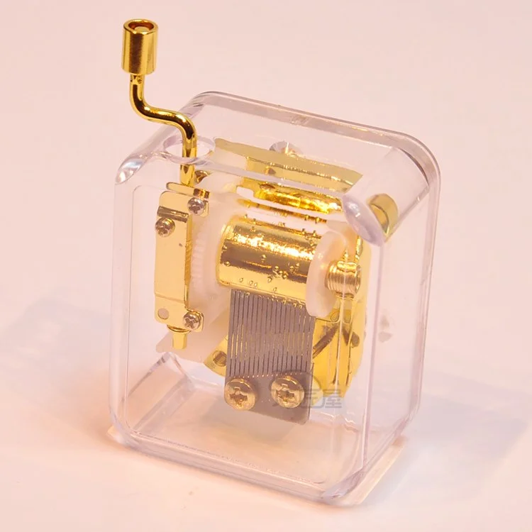 Cute Mini Hand Crank Music Box (Multiple Tunes Available)