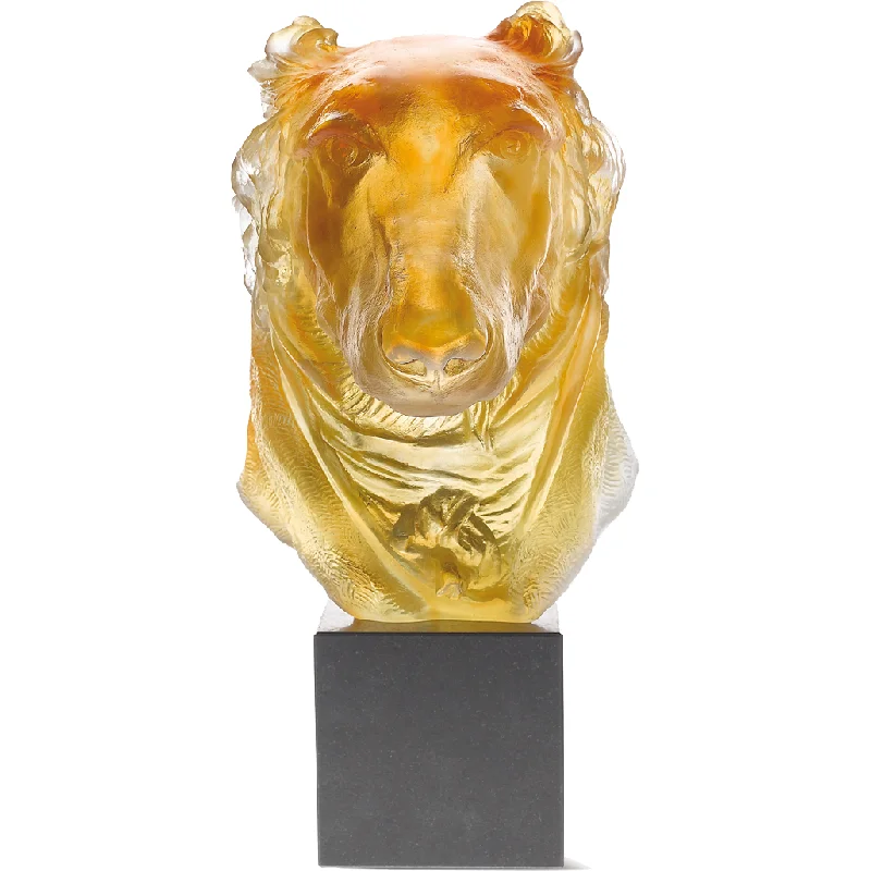 Daum - Crystal Dandys Andrew Greyhound in Amber by Jean-François Leroy 500 Ex