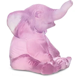 Daum - Crystal Mini Elephant in Pink