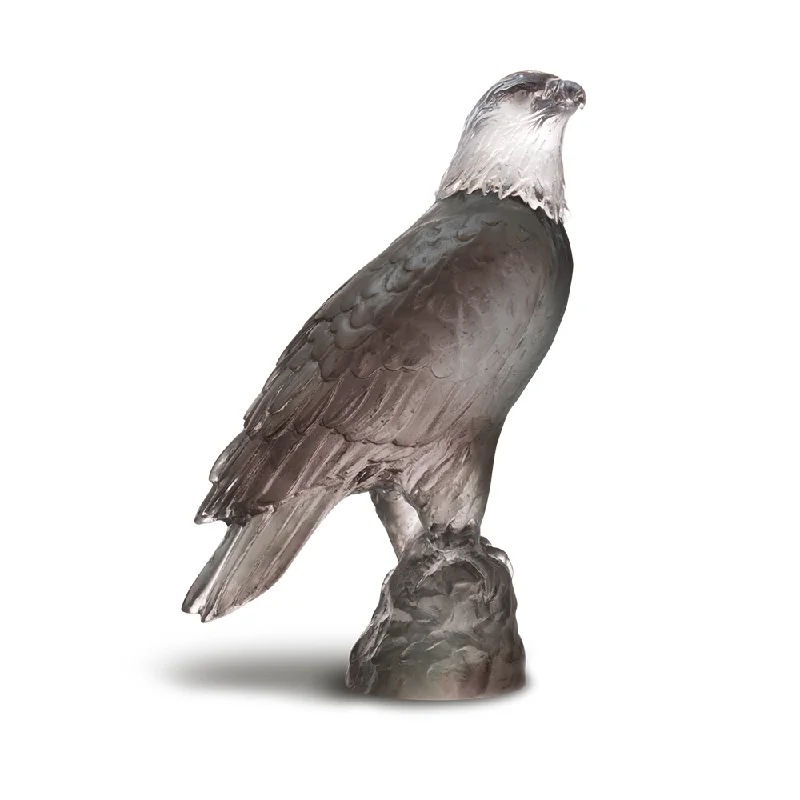 Daum - Crystal Small Eagle in Grey