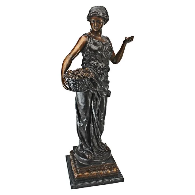 Design Toscano Goddess of Nature Cast Bronze Garden Statue