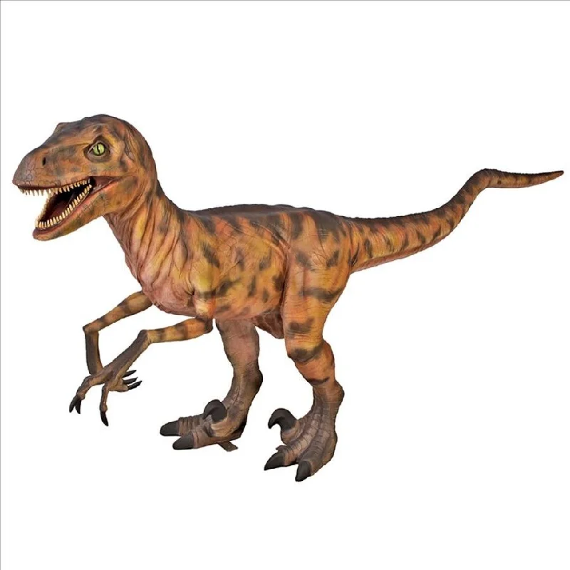 Design Toscano Jurassic-Sized Deinonychus Dinosaur Statue