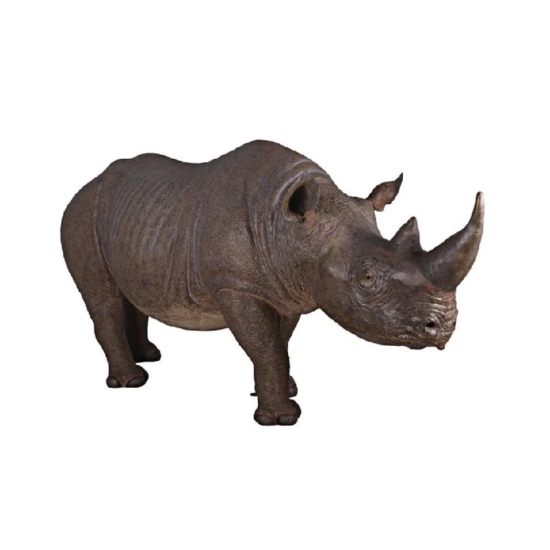 Design Toscano Life-Sized Rhinoceros Statue