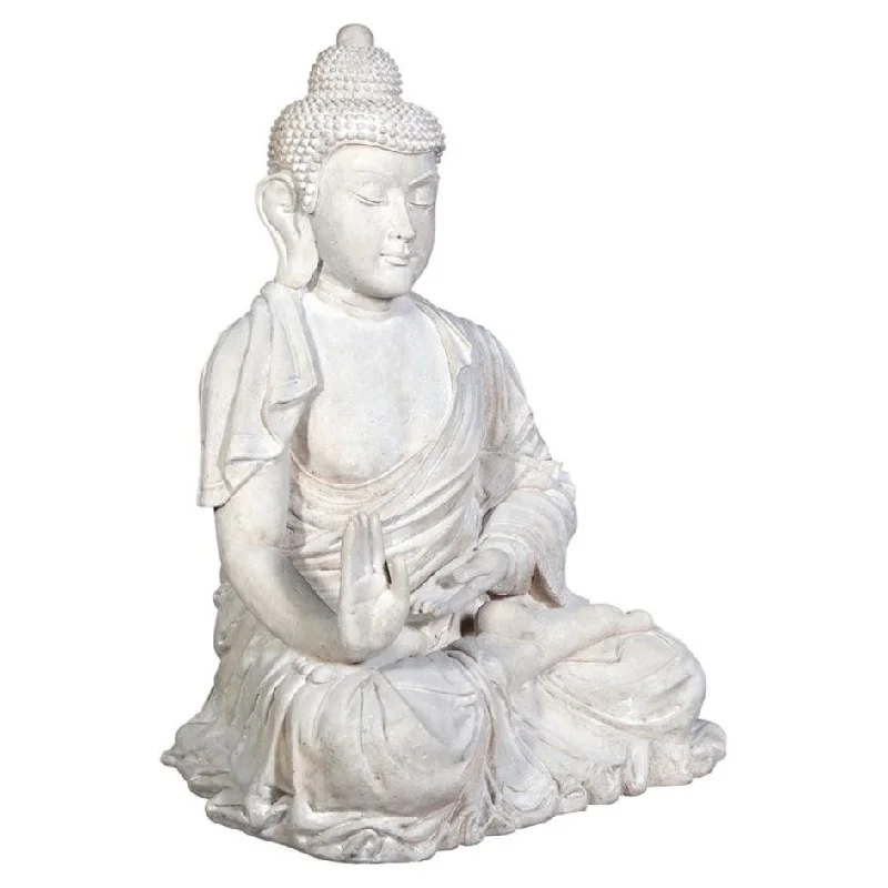 Design Toscano Noble Buddha of the Grande Temple: Sandstone, Giant