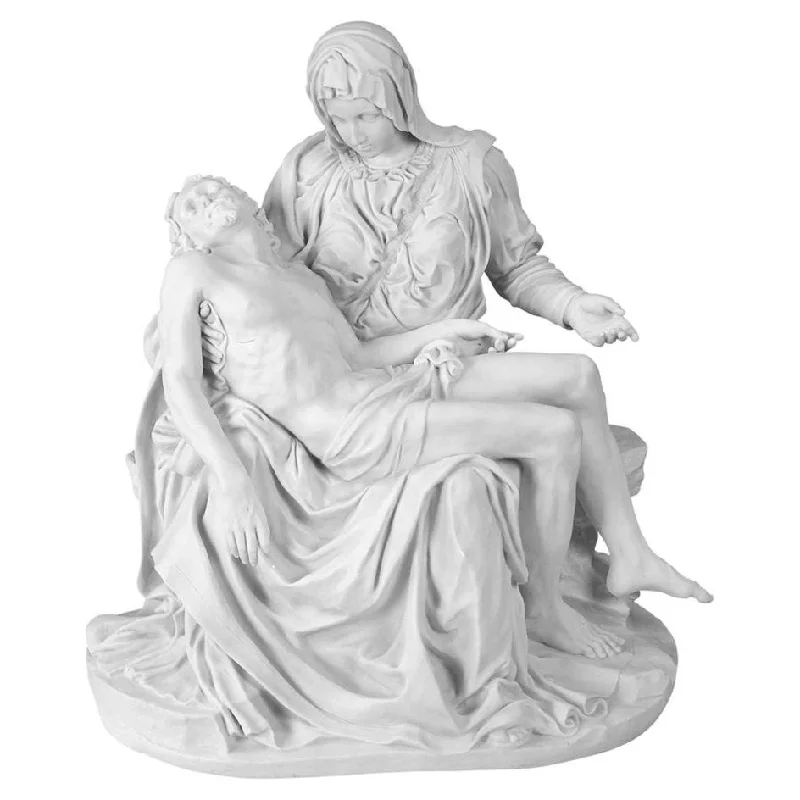 Design Toscano Pieta Bonded Marble Statue: Estate Garden