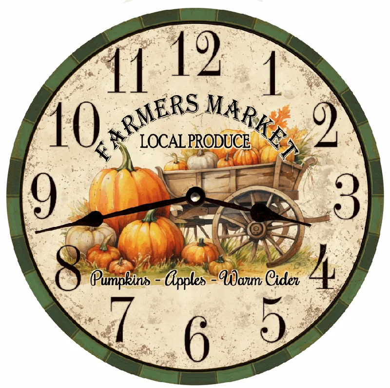 Festive Fall Clock – Pumpkin Clock for Cozy Décor