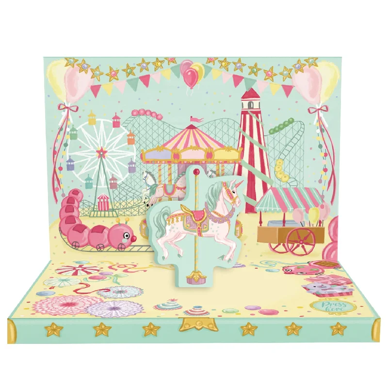 Fun At The Fair Music Box Card Novelty Dancing Musical Greeting Card