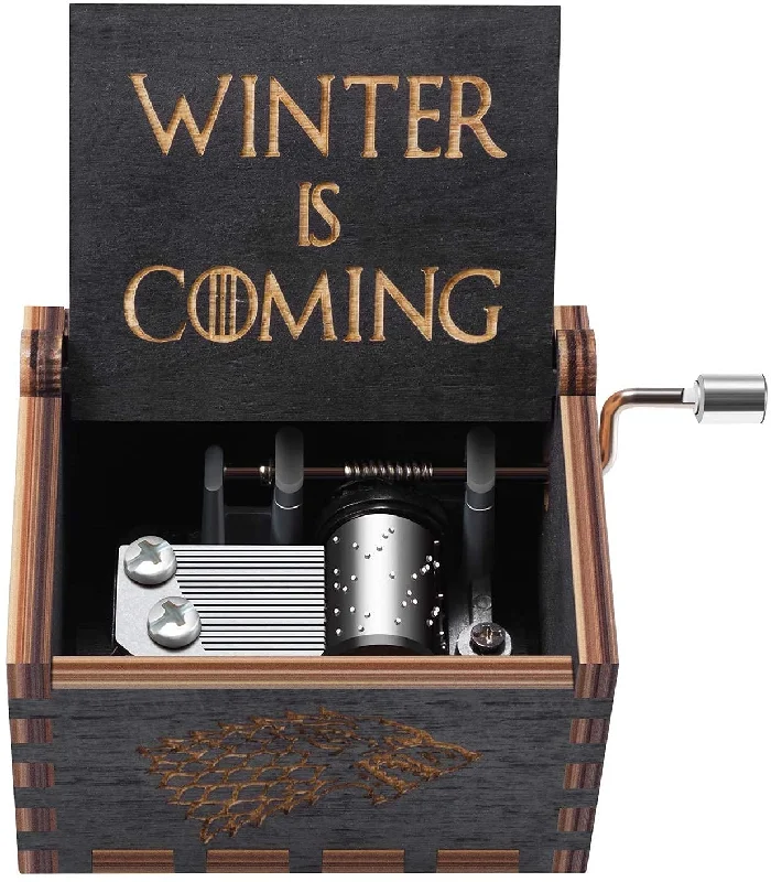 Game of Thrones wooden Handcrafted Music Box (Black)