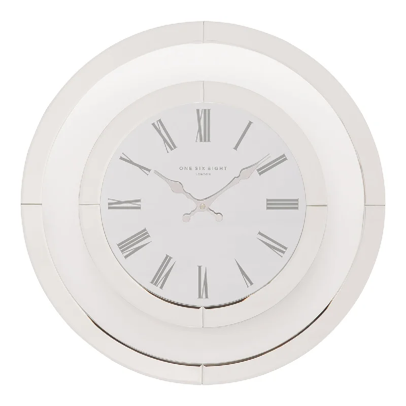 HAMPTONS 50cm Glass Wall Clock