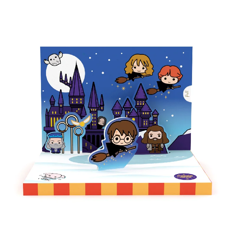 Harry Potter Hogwarts Music Box Card Musical Christmas Card