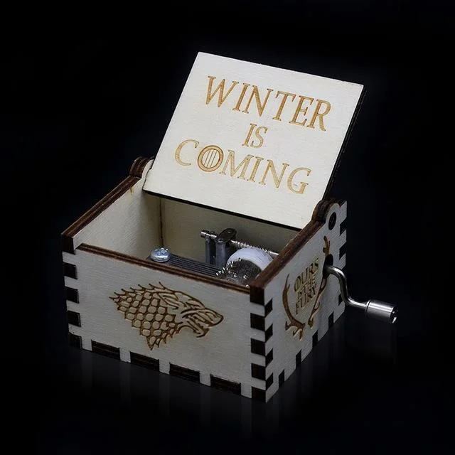 Limited Edition Winter is Coming wooden music box