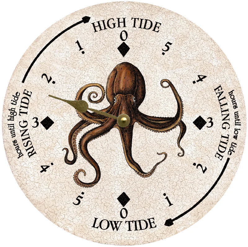 Octopus Tide Clock- Tide Keeping Clock