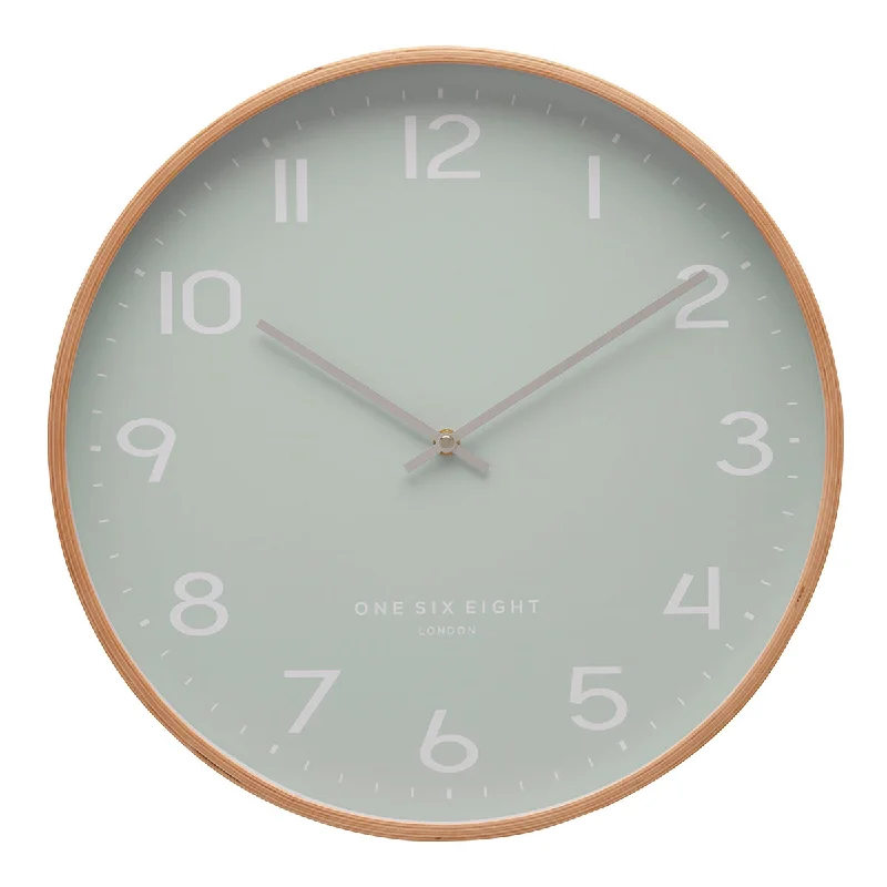 OLIVIA Aqua 53cm Silent Wall Clock