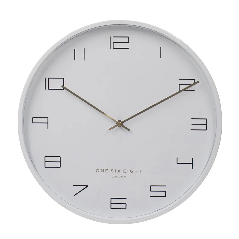 PIXIE 40cm White Silent Wall Clock