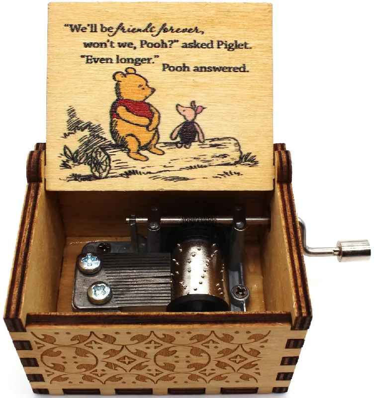 Pooh With Photo Music Box: Hand-Crafted Melody, Cherished Memories 🐻🎶