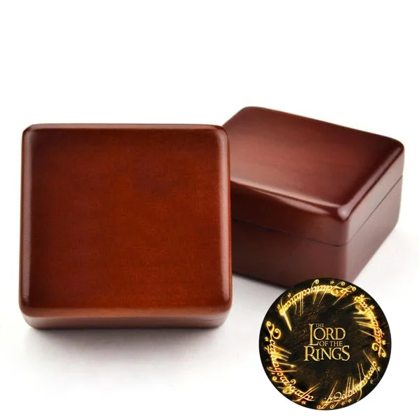 Premium Lord of the Rings Wooden Music Box ( Tune: Lord of the Rings Theme )