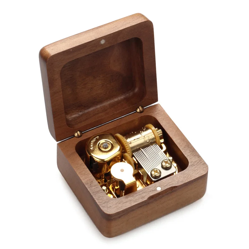 Premium Wooden Music Box (Tune: Castle In The Sky)