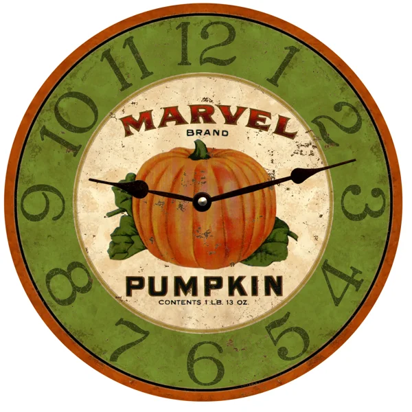 Pumpkin Clock- Harvest Clock