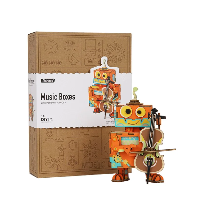 Robotime New Arrival Music box - Dream Series - Little Performer AMD53