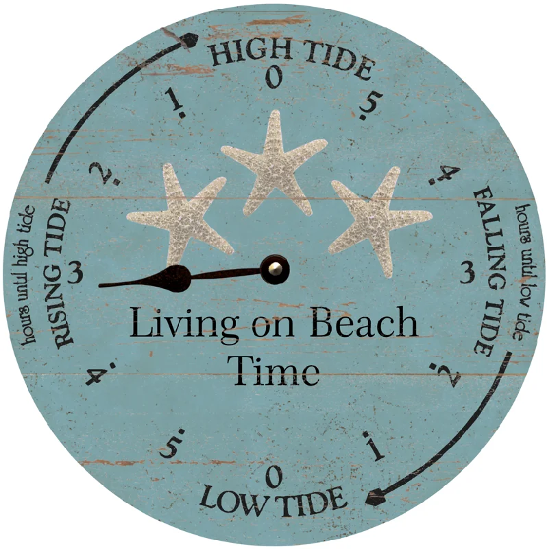 Customized Starfish Tide Clock