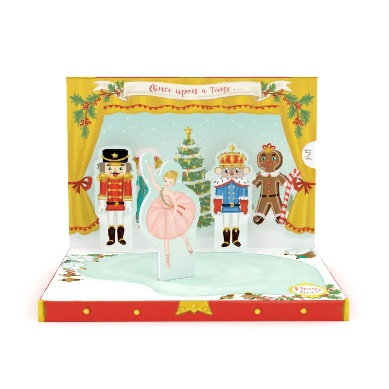 The Nutcracker Music Box Card Novelty Dancing Musical Christmas Card