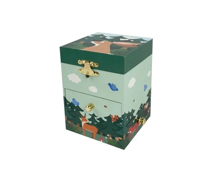 Trousselier Music Box with 3 drawers Rabbit in the Forest