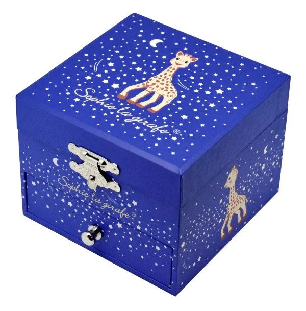 Trousselier Photoluminescent Music Box Sophie the Giraffe Milky Way - Glow in dark