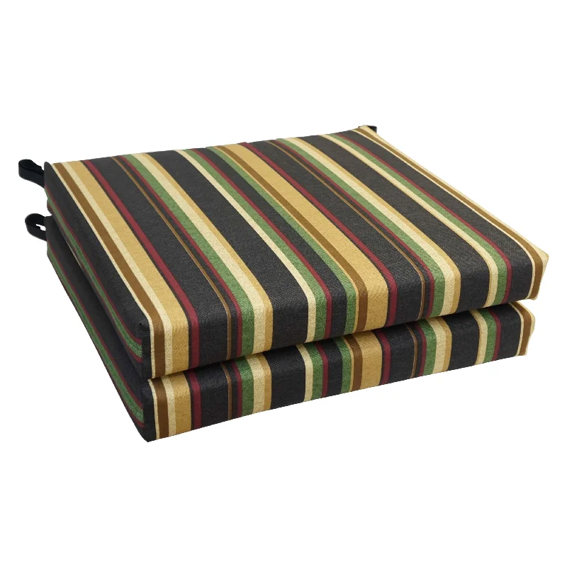 20-inch by 19-inch Patterned Outdoor Chair Cushions (Set of 4) - 20 x 19