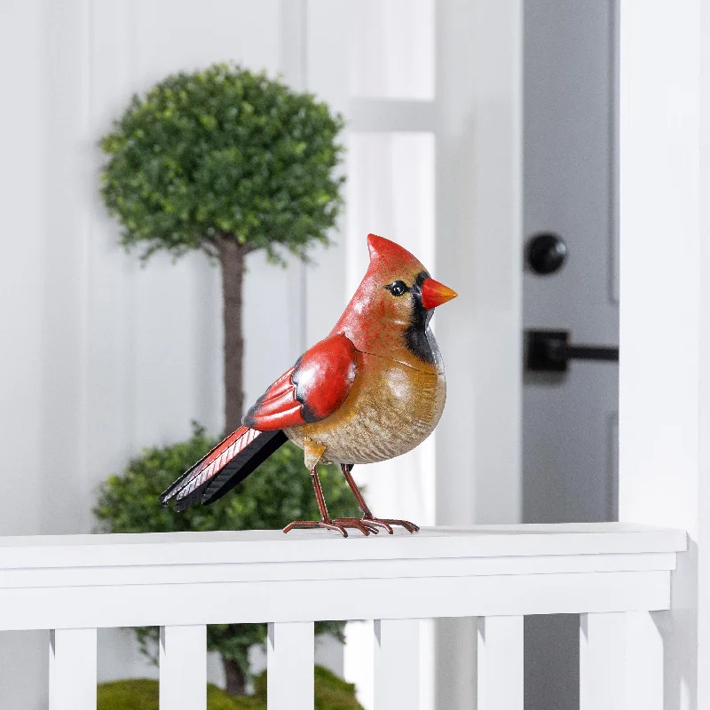 Cardinal Metal Statuary, 11"H