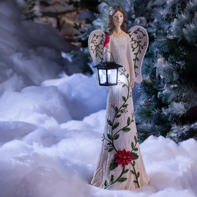 Angel Garden Statue with Solar Lantern