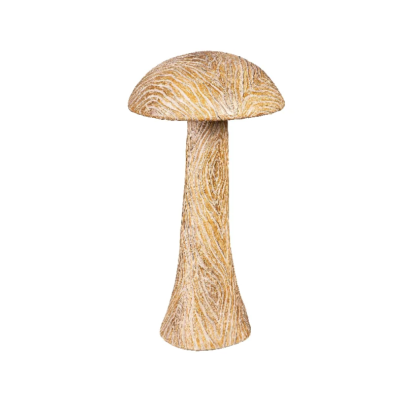 Large Carved Mushroom Garden Statue