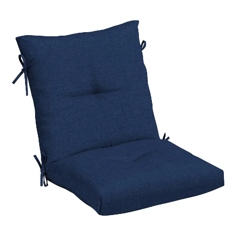 Arden Selections Outdoor Plush Modern Tufted Blowfill Dining Chair Cushion, 21 x 40