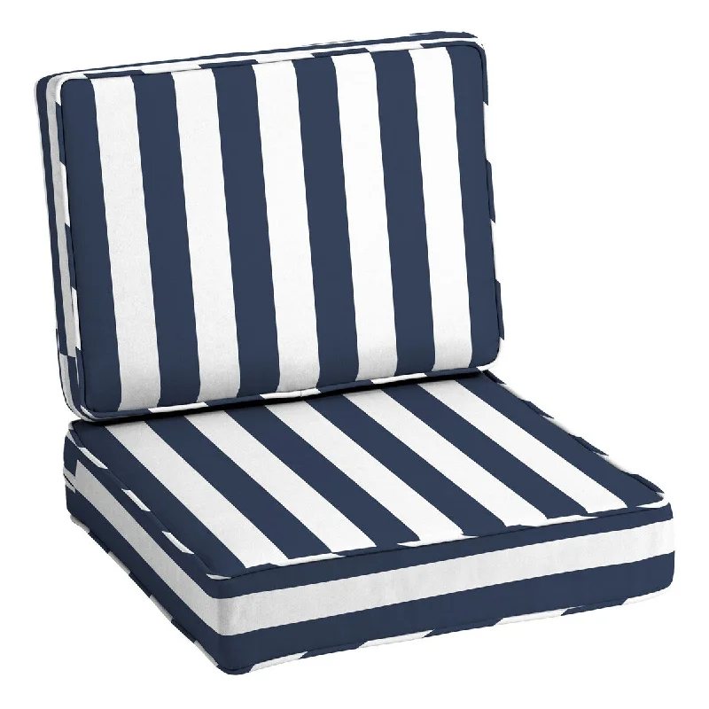 Sapphire Blue Cabana Stripe